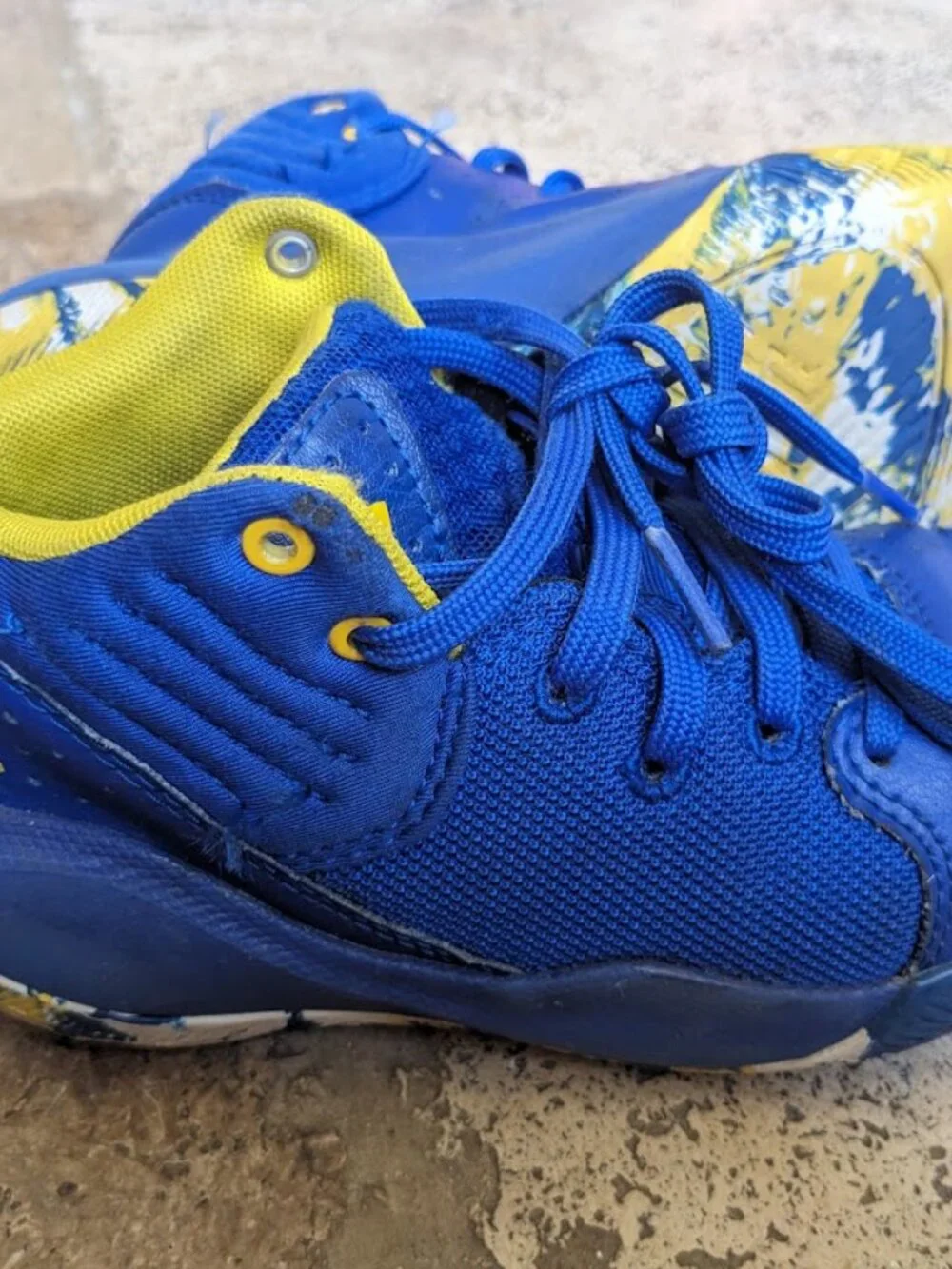 RARE Under Armour- STEPH CURRY JET ROYAL BASKETBALL SNEAKERS SHOES SIZE 13.5
